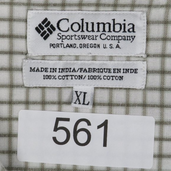 Columbia* Men's Short Sleeve Button Down Single Chest‎ Pocket Shirt Size~ XL - Picture 5 of 10